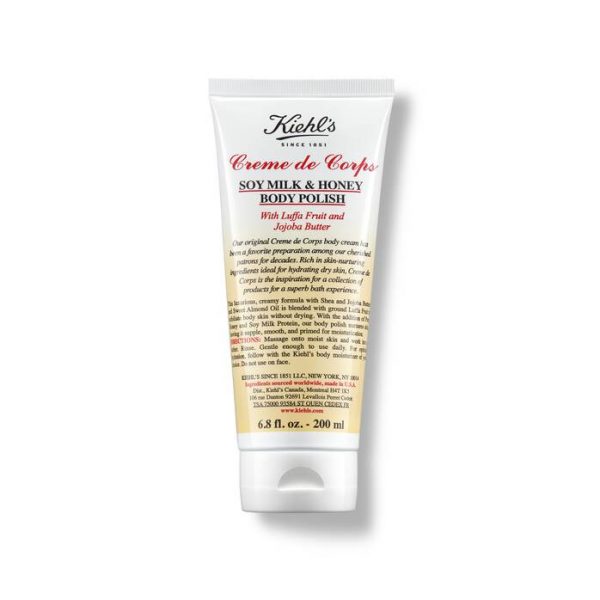 kiehls body scrub creme de corps soy milk and honey body polish 200ml 000 3605971427268 front