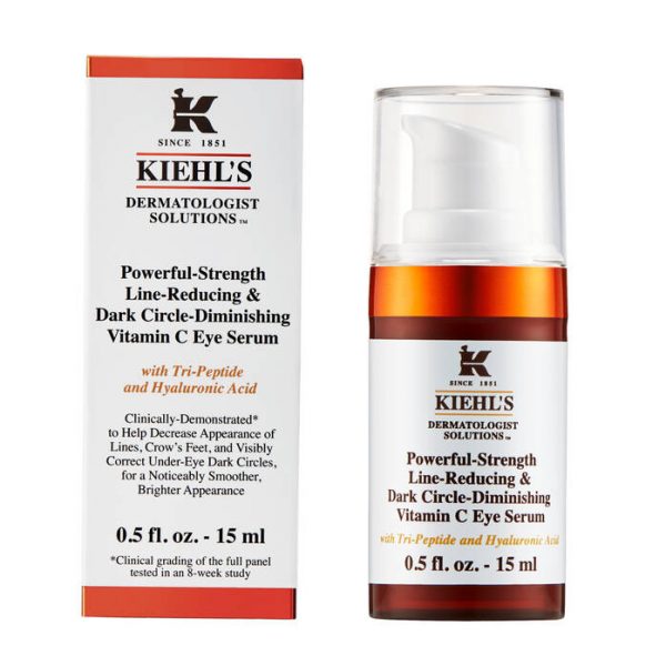 kiehls eye cream powerful strength line reducing dark circle diminishing vitamin c eye serum 000 3605972139559 boxproduct