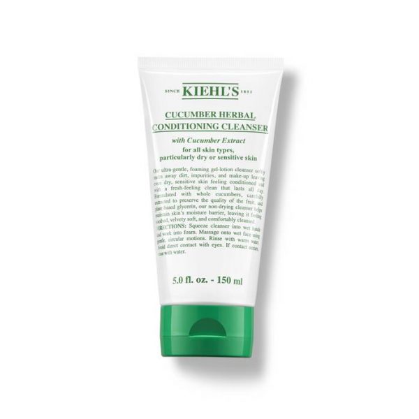 kiehls face cleanser cucumber herbal conditioning cleanser 150ml 000 3605971482144 front
