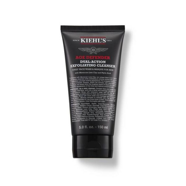 kiehls men face cleanser age defender dual action exfoliating cleanser 150ml 000 3605971463365 front